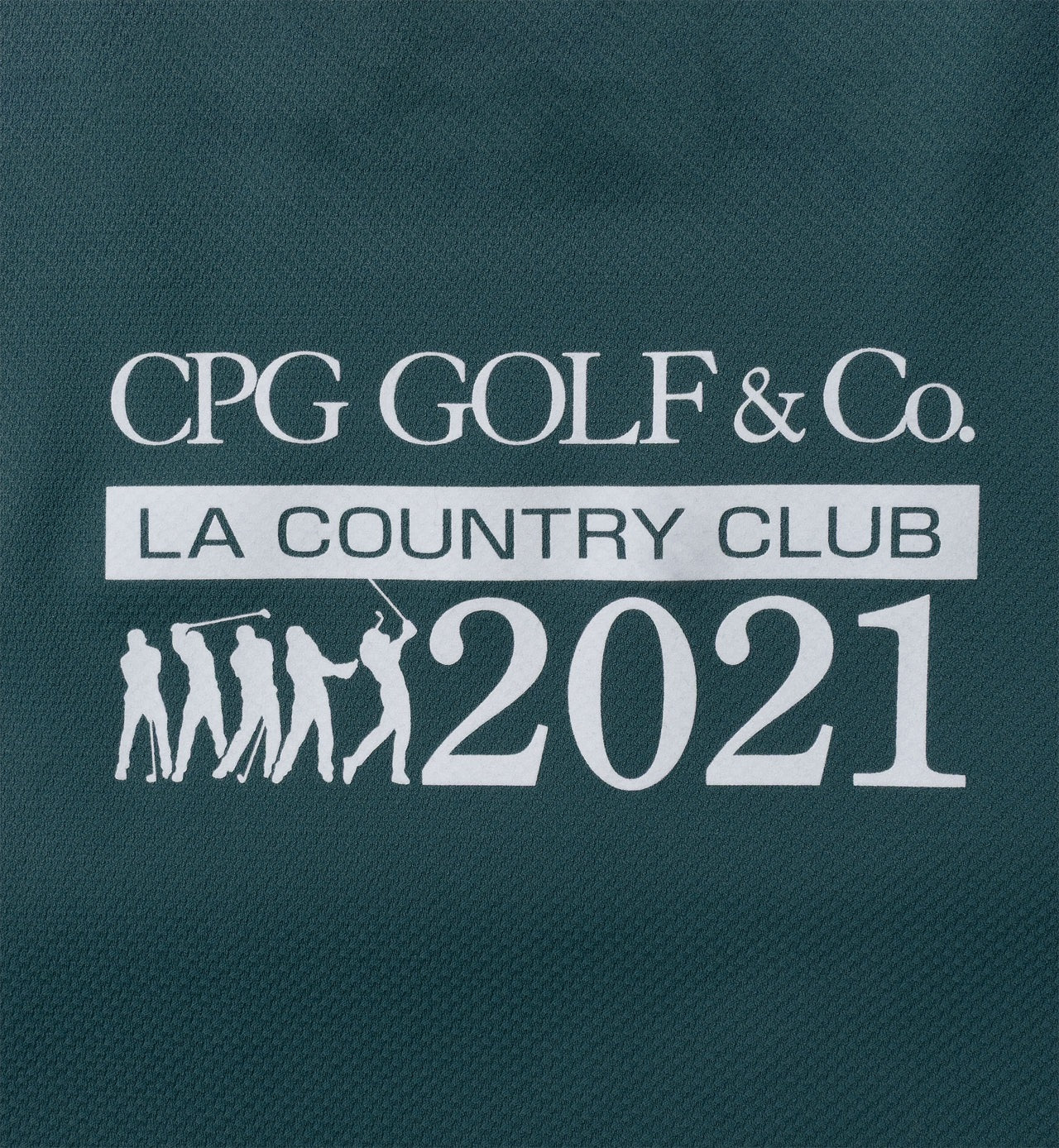 CPG GOLF MENS MOCK NECK SS BACK PRINT
