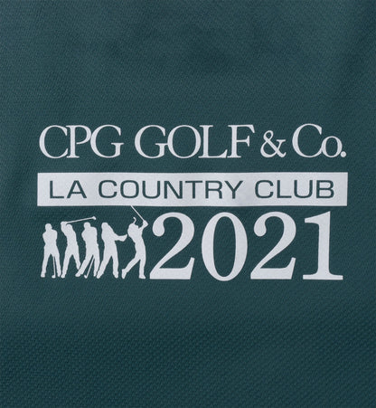 CPG GOLF MENS MOCK NECK SS BACK PRINT