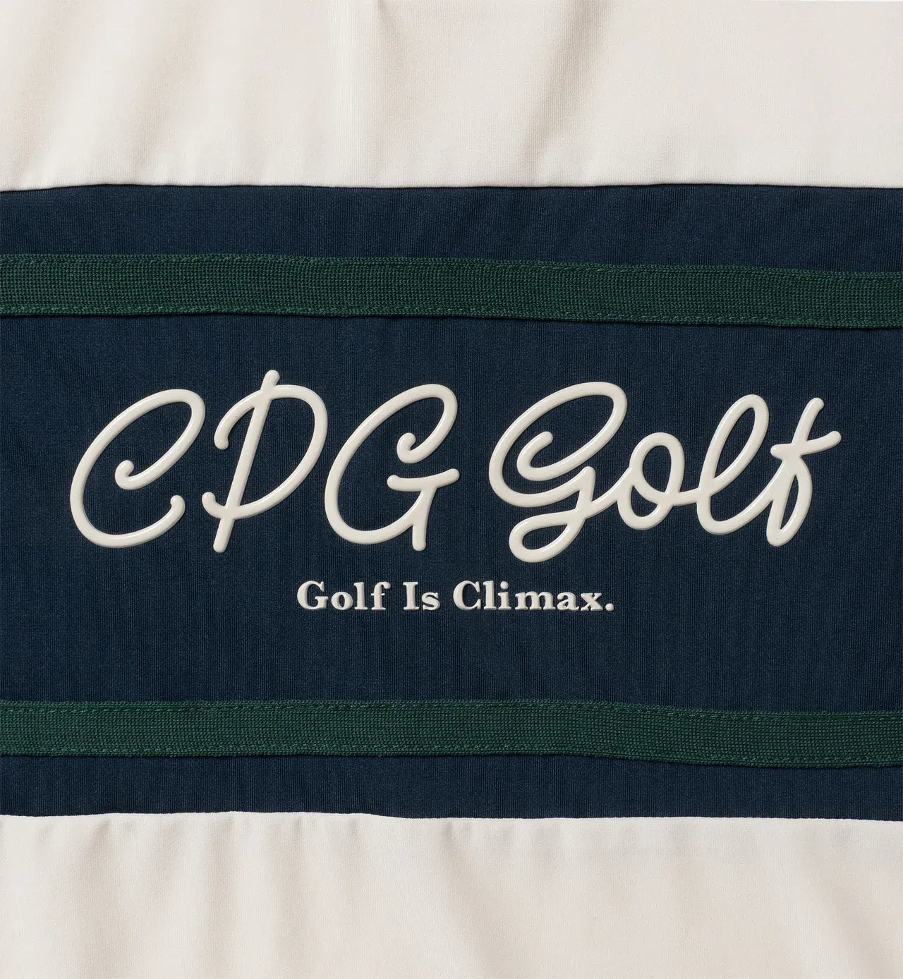 CPG GOLF MENS STRETCH SMOOTH LOGO POLO LS