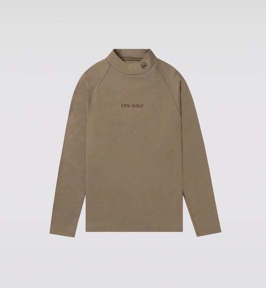 CPG GOLF MENS TIGHT FIT MOCK NECK LS