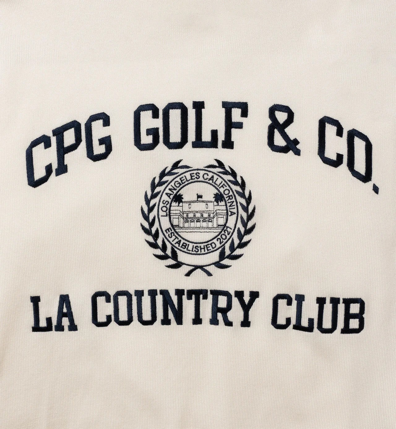 CPG GOLF MENS PULL OVER LOGO INTARSIA