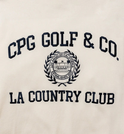 CPG GOLF MENS PULL OVER LOGO INTARSIA