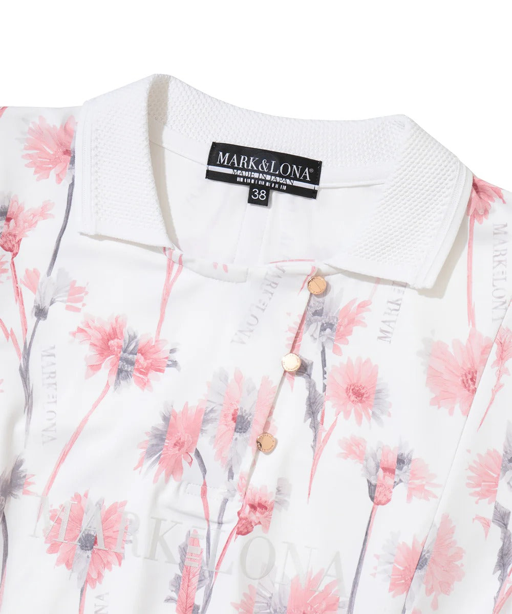 MARK&LONA WOMENS All-over Print Polo Shirt