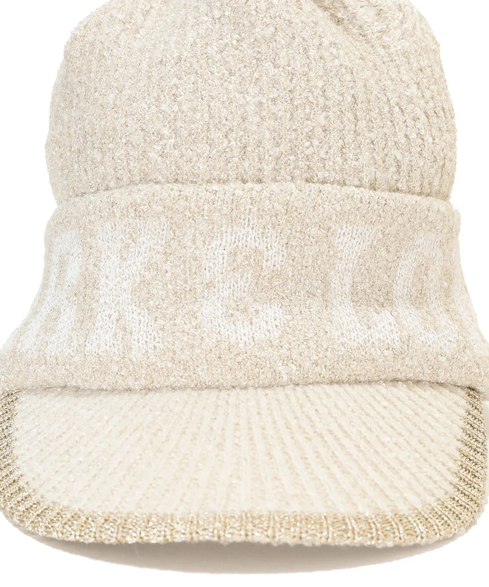 MARK&LONA WOMENS Scope Pom Visor Beanie