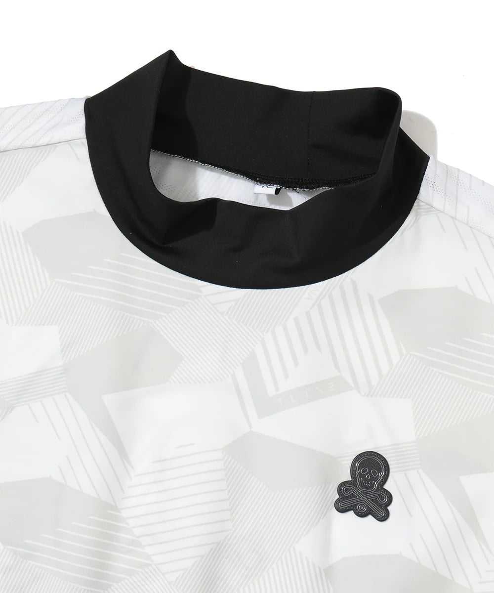 MARK&LONA WOMENS Eclipse Camo Mock Tee