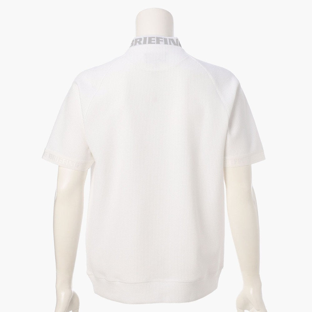 BRIEFING MENS CE MS WAFFLE NECK LOGO HIGHNECK RF