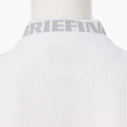 BRIEFING MENS CE MS WAFFLE NECK LOGO HIGHNECK RF