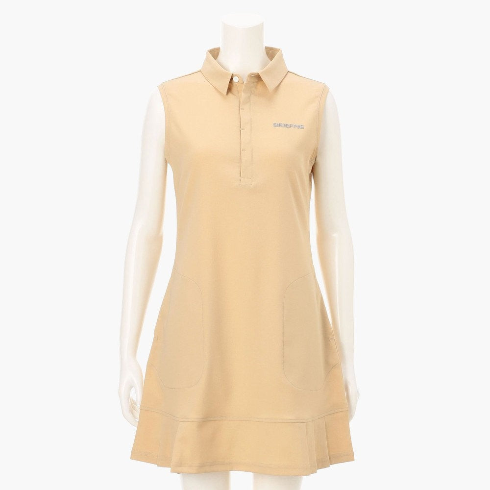 BRIEFING WOMENS WS PLEATED NS DRESS
