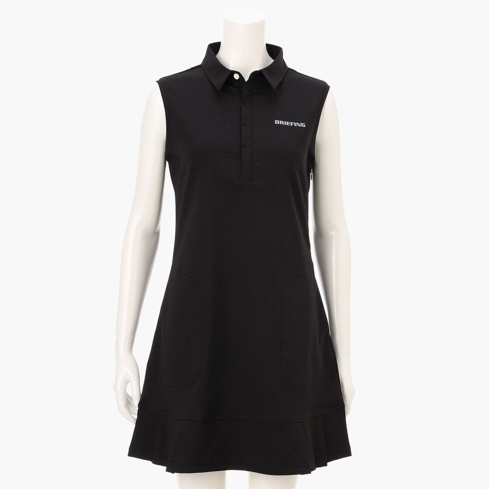 BRIEFING WOMENS WS PLEATED NS DRESS
