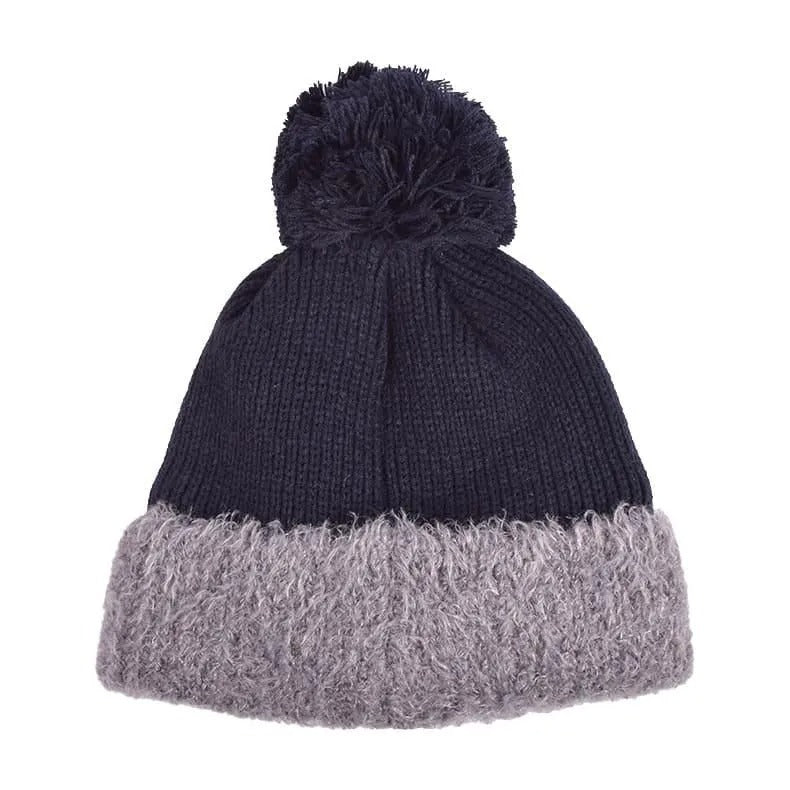 Resurrection MENS 2tone Pom-pom Knit Cap
