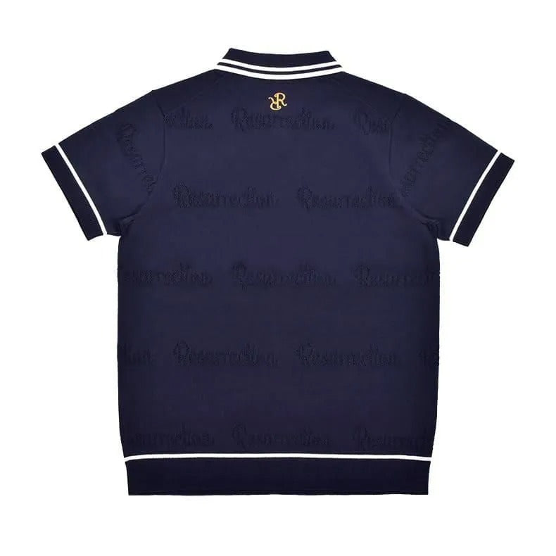 Resurrection WOMENS Mesh Logo Knit Polo Shirt
