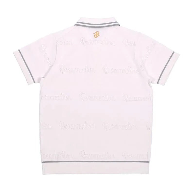 Resurrection WOMENS Mesh Logo Knit Polo Shirt