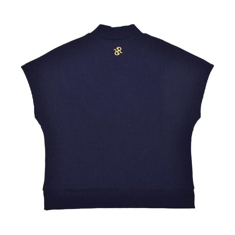 Resurrection WOMENS  Silicon Tag Waffle Mock Neck (Relax Fit)