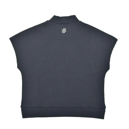Resurrection WOMENS  Silicon Tag Waffle Mock Neck (Relax Fit)