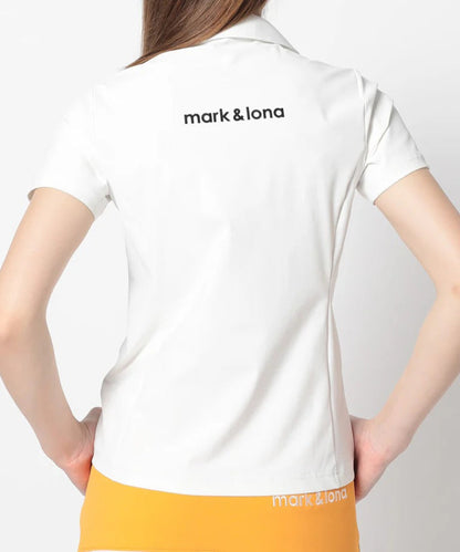 MARK&LONA WOMENS Noble Swarovski Zip Polo