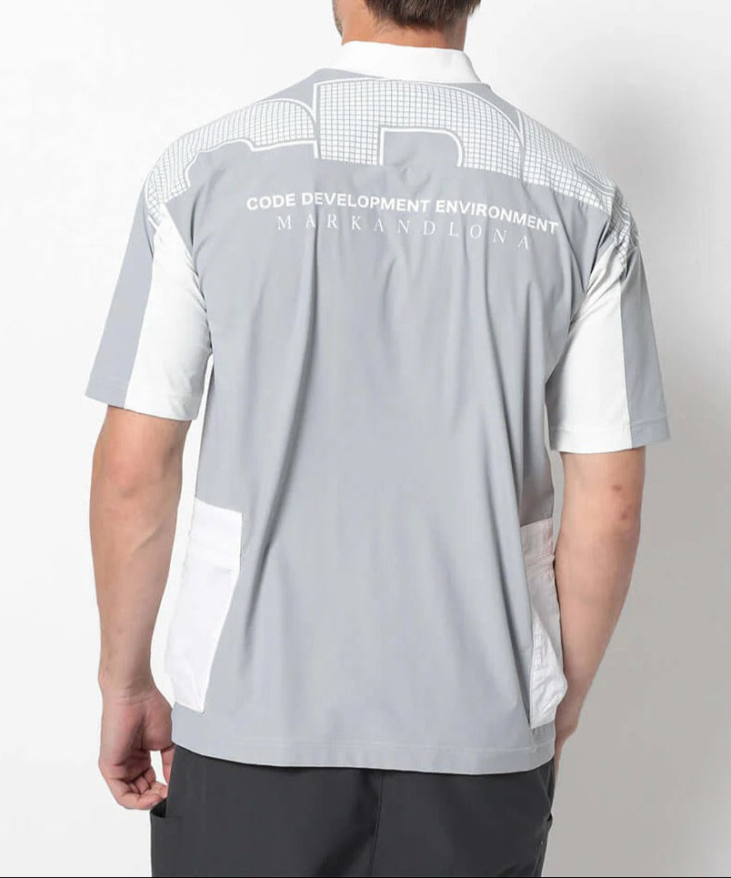 MARK&LONA MENS Mock Neck T-shirt