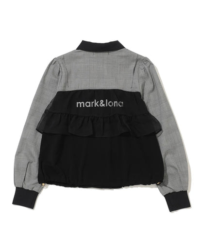 MARK&LONA WOMENS Luminous Draped Panel Shirt Jacket