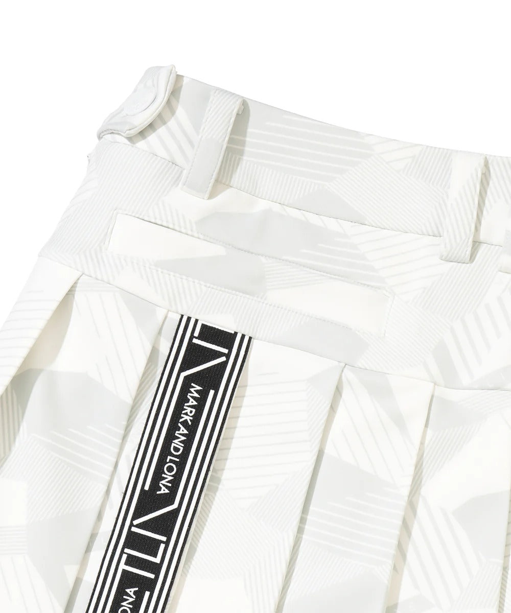MARK&LONA WOMENS Eclipse Camo Pleated Skirt