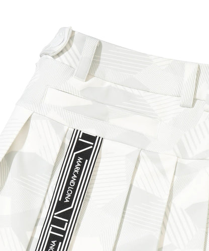 MARK&LONA WOMENS Eclipse Camo Pleated Skirt