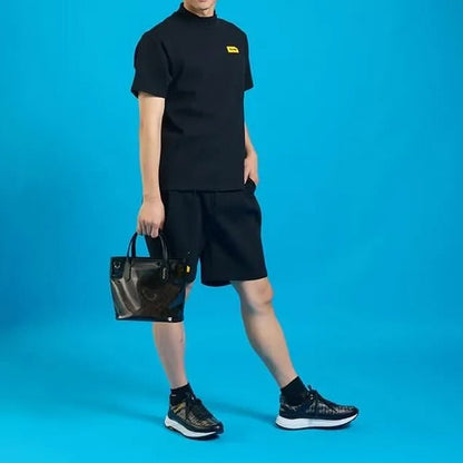 Resurrection MENS  Silicon Tag Waffle Short Pants (Relax Fit)
