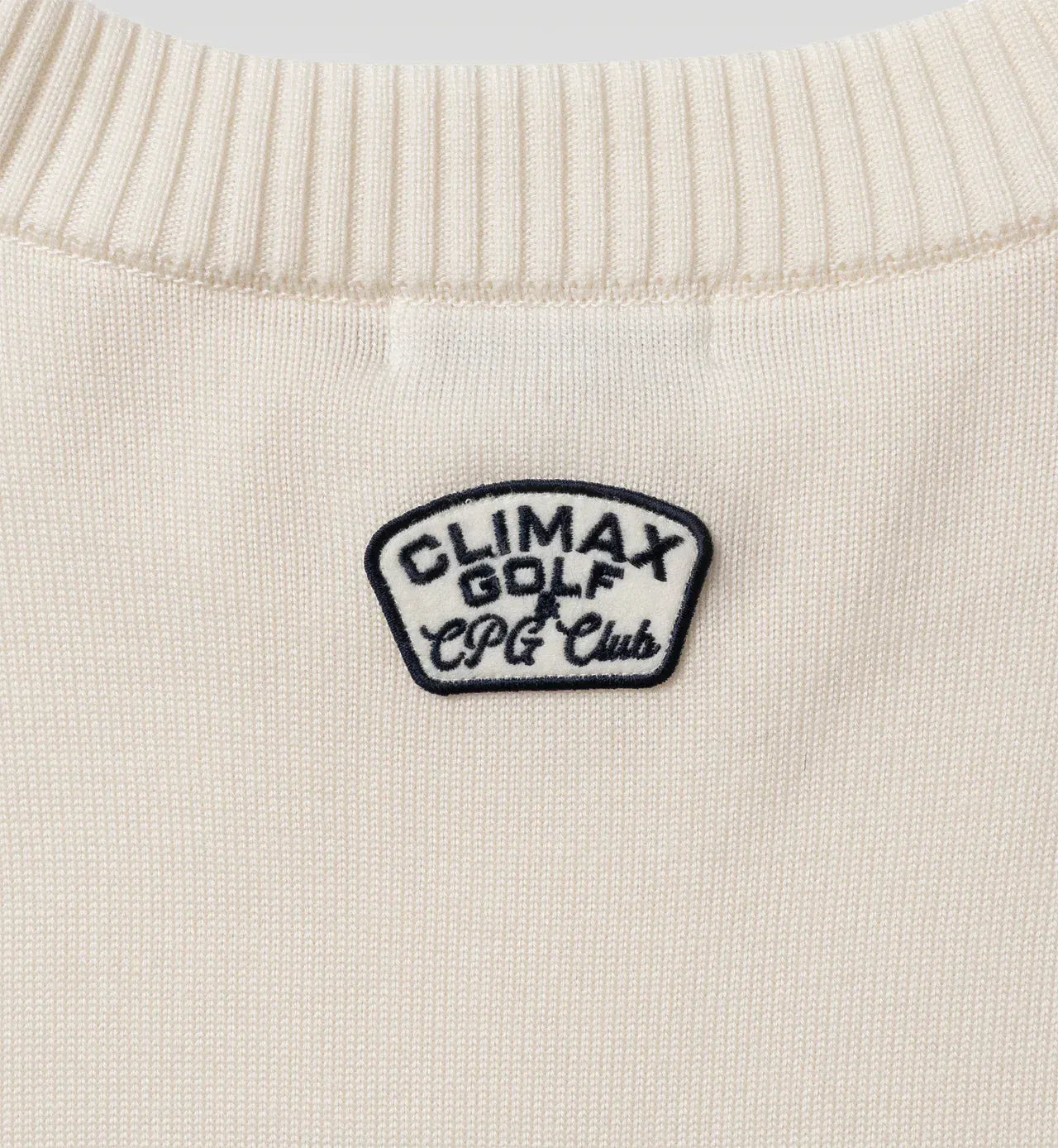 CPG GOLF MENS PULL OVER LOGO INTARSIA