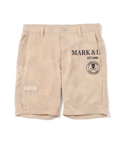 MARK＆LONA MENS Gauge Utility Camo Jacquard Shorts