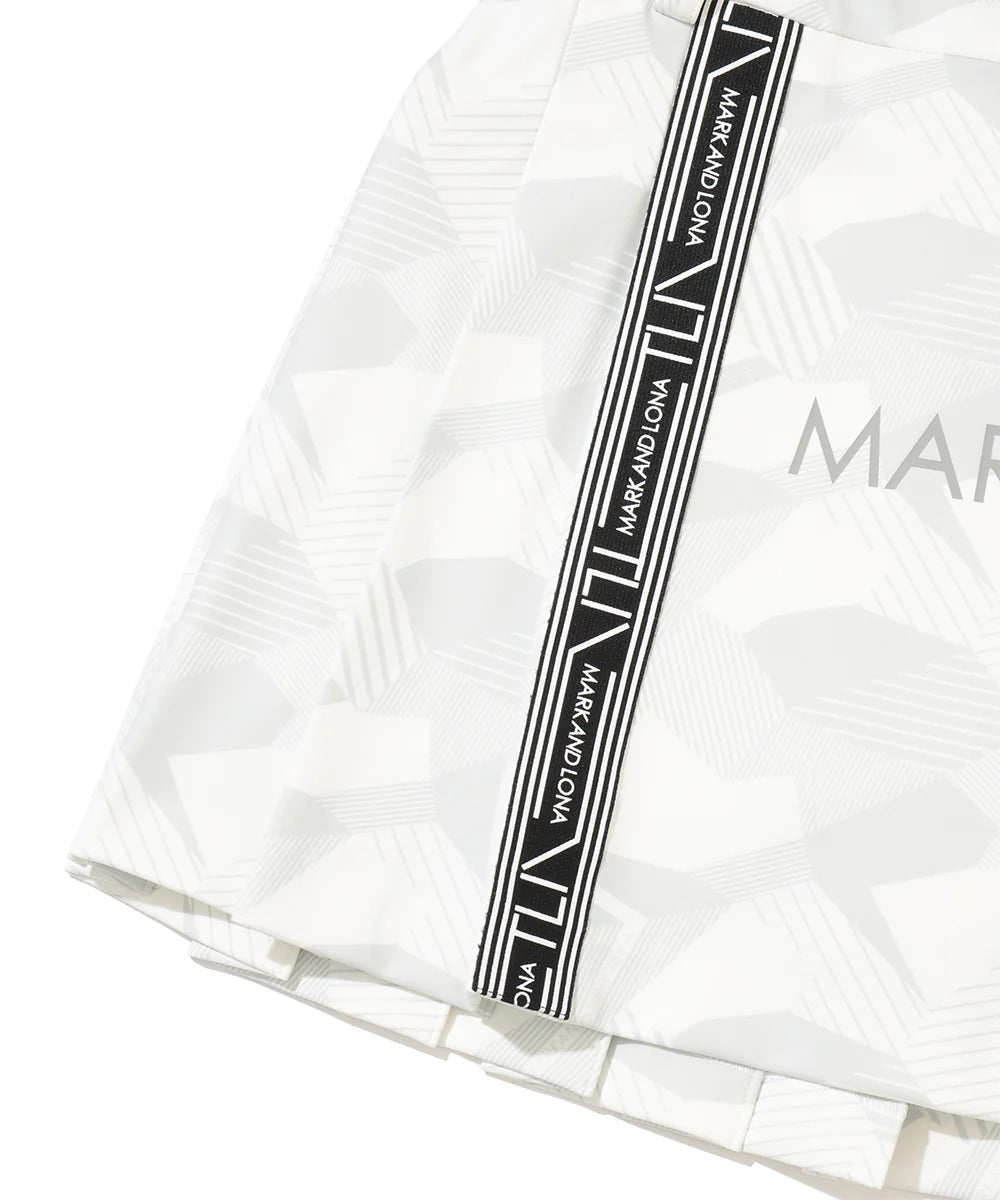 MARK&LONA WOMENS Eclipse Camo Pleated Skirt