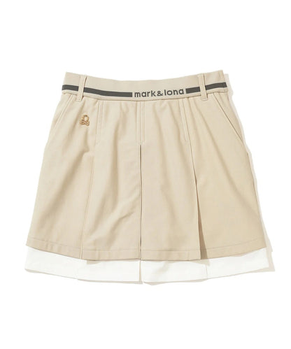 MARK&LONA WOMENS Cornel Layerd Pleated Skirt