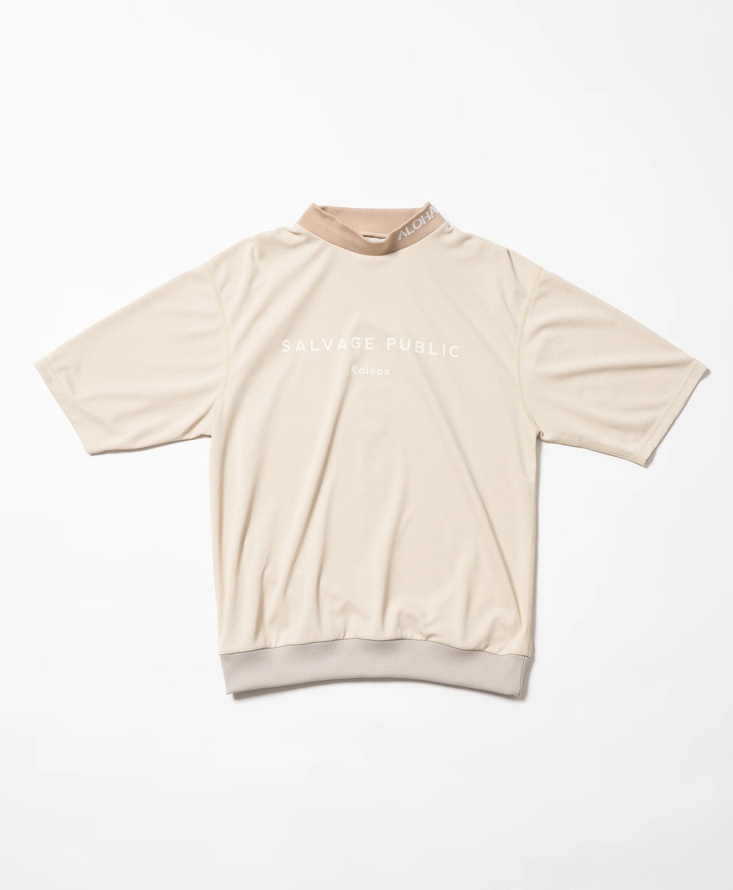 SALVAGE PUBLIC Kolepa MENS JQ Rib Mock Neck S/S(EXELLENCE)