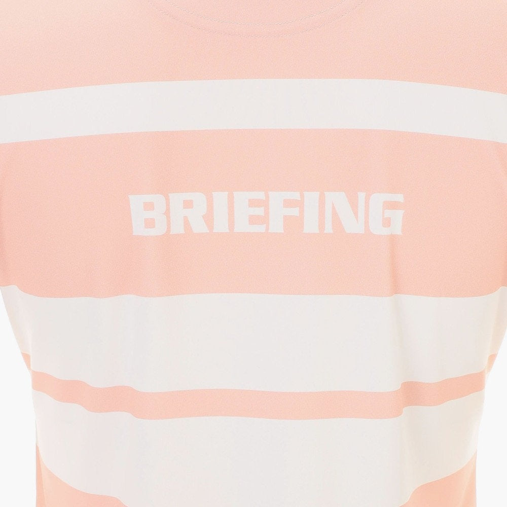 BRIEFING WOMENS WS PANEL STRIPE NS POLO