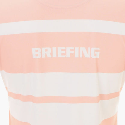 BRIEFING WOMENS WS PANEL STRIPE NS POLO