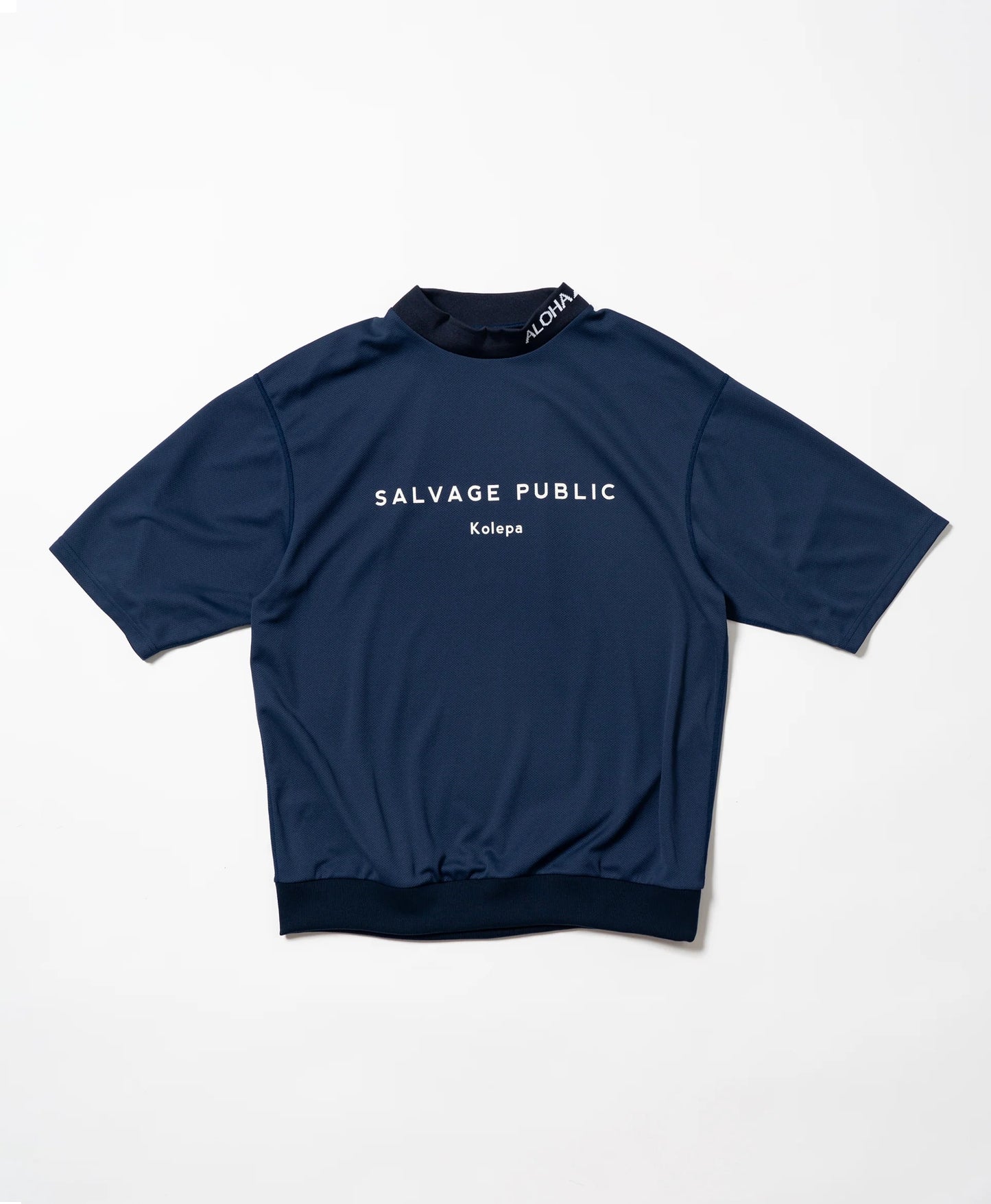 SALVAGE PUBLIC Kolepa MENS JQ Rib Mock Neck S/S(EXELLENCE)