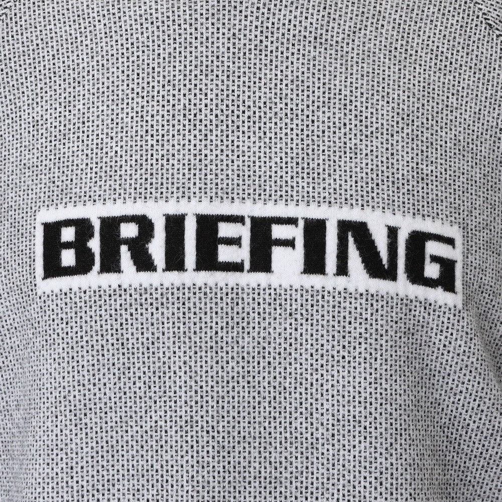 BRIEFING MENS MS BIRDS EYE LOGO CREWNECK KNIT