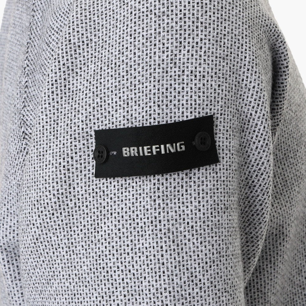 BRIEFING MENS MS BIRDS EYE LOGO CREWNECK KNIT