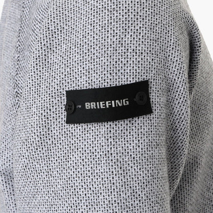 BRIEFING MENS MS BIRDS EYE LOGO CREWNECK KNIT