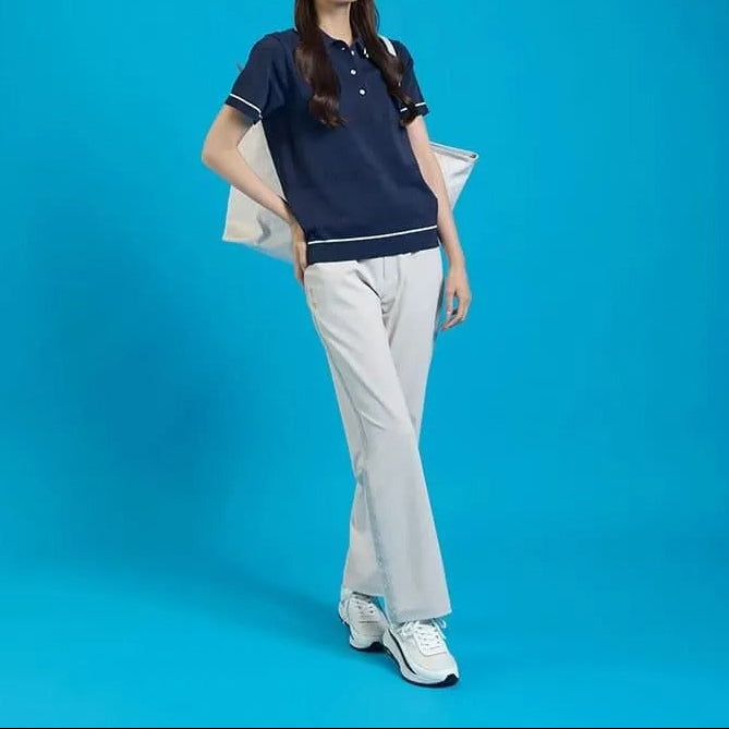 Resurrection WOMENS Mesh Logo Knit Polo Shirt