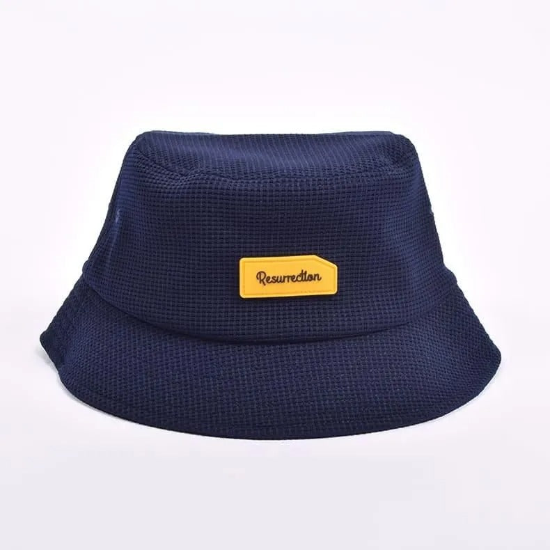 Resurrection  Silicon Tag Waffle Bucket Hat