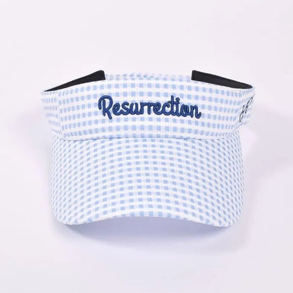 Resurrection WOMENS Wide Brim Sunvisor (With Hair Scrunchie)