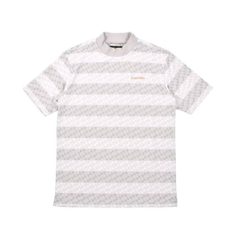 Resurrection MENS GM Striped Jagard Mock Neck
