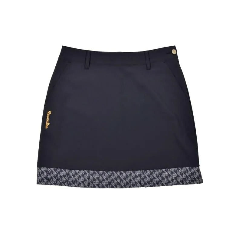 Resurrection WOMENS GM Print Narrow Pleated Skirt