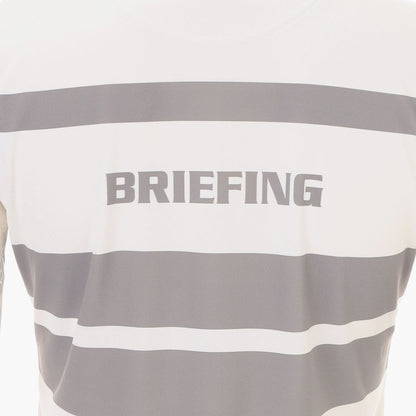 BRIEFING WOMENS WS PANEL STRIPE NS POLO
