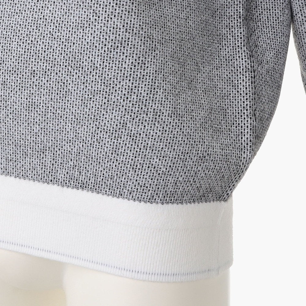 BRIEFING MENS MS BIRDS EYE LOGO CREWNECK KNIT