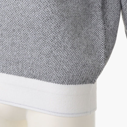 BRIEFING MENS MS BIRDS EYE LOGO CREWNECK KNIT