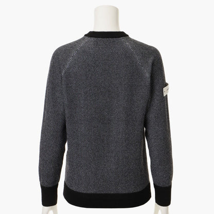 BRIEFING WOMENS WS BIRDS EYE LOGO CREWNECK KNIT