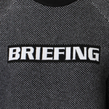 BRIEFING WOMENS WS BIRDS EYE LOGO CREWNECK KNIT