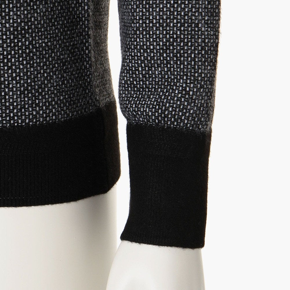 BRIEFING WOMENS WS BIRDS EYE LOGO CREWNECK KNIT