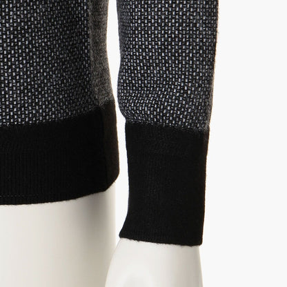 BRIEFING WOMENS WS BIRDS EYE LOGO CREWNECK KNIT