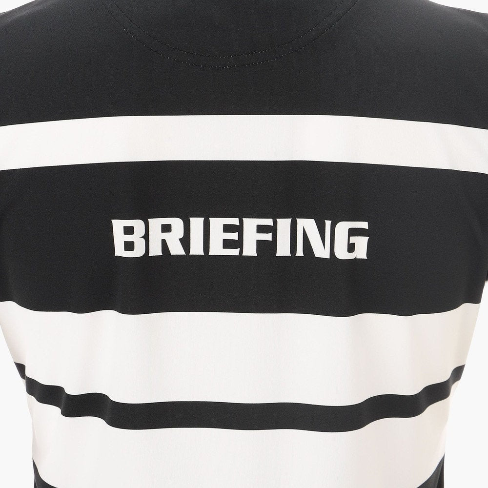 BRIEFING WOMENS WS PANEL STRIPE NS POLO