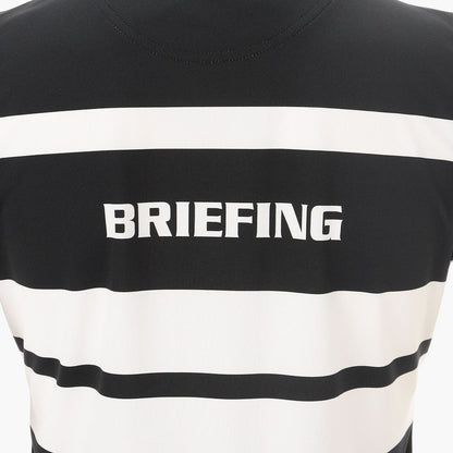 BRIEFING WOMENS WS PANEL STRIPE NS POLO