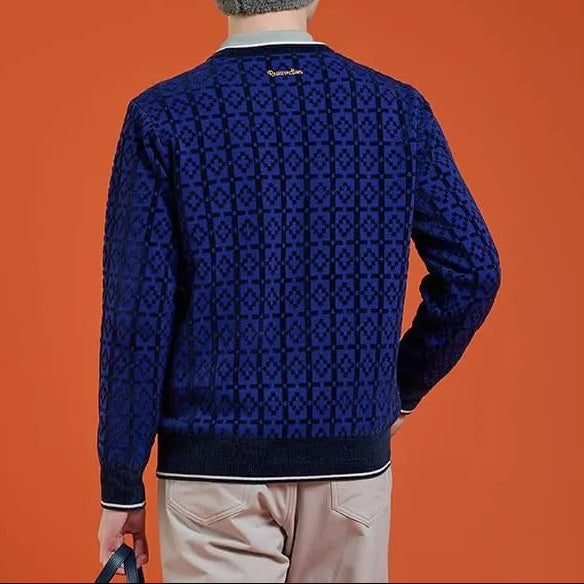 Resurrection MENS Praha Pattern Crew Neck Knit